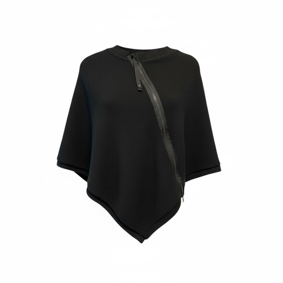 Lululemon On The Go 100% Merino Wool Poncho Wrap Black OS One Size